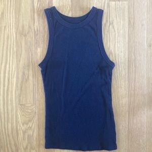 Target high neck ribbed tank, size medium